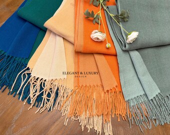 Soft Double-Sided Scarf, Sensitive Skin Friendly