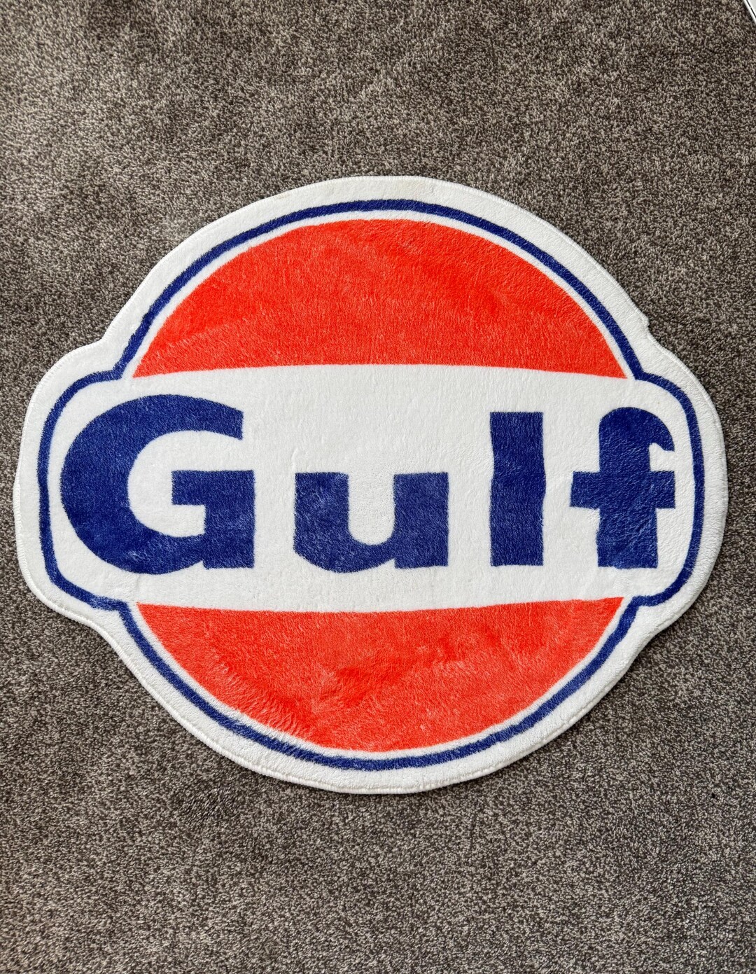 Gas Gas Rug Game Room gulf Gas Station Area Rug - Etsy