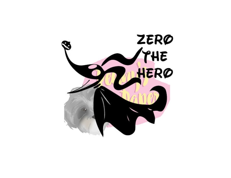 Download Zero The Hero Nightmare before Christmas Inspired Paper ...