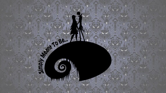 Download Jack and Sally Nightmare before Christmas Inspired Paper ...