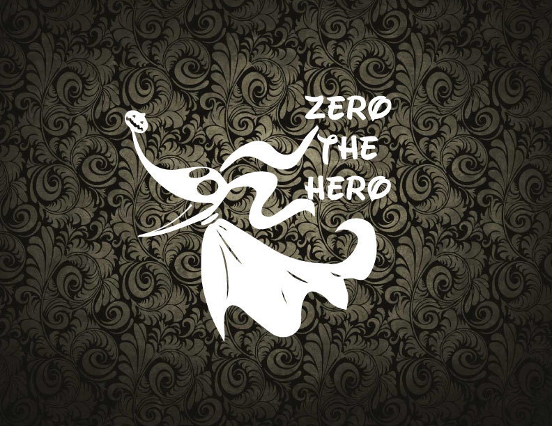 Download Zero The Hero Nightmare before Christmas Inspired Paper ...