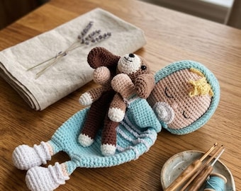 Crochet dog security blanket, crochet baby lovey pattern, Amigurumi Comforter Cuddle Toy, PDF Easy Crochet Pattern, Lovey toy patterns