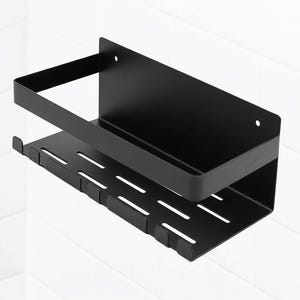 Wandmontierter Kabelorganizer (STL-Datei), Badezimmerregal (3D-Druck), Duschflaschenhalter, Kabelmanagement-Rack, minimalistische Aufbewahrungslösung (STL-Datei)