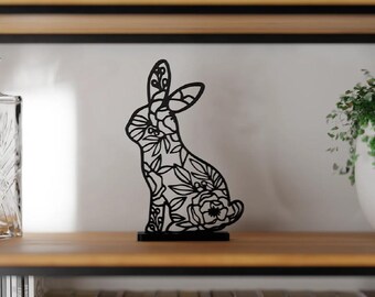 Easter bunny sculpture for flowers - Easter - Easter bunny - Easter bunny stand for the home - Easter decoration - Easter decoration