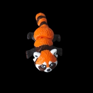 Beweglicher Roter Panda - Fidget Tier - Schreibtischspielzeug - Sensory Geschenk ASMR Dekoration - Table top - Schlüsselanhänger