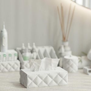 Decoration tissue dispenser - dispenser for tissues in endless colors - beautiful decoration optical enhancement for your home