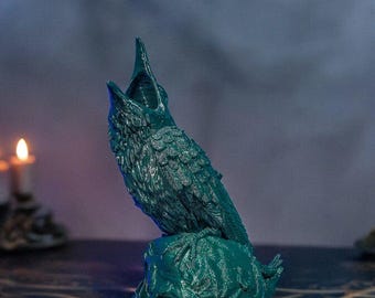 Dice Tower Raven - Dice tower suitable for role-playing games, board games, similar to Dungeons and Dragons - For fantasy lovers