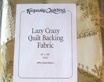 Keepsake Quilting Lazy Crazy Quilt Backing Fabric  Thimbleberries RJR  68" x 104" Cheater Fabric