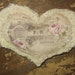 Small Tattered Vintage Lace Keepsake Pincushion French Roses 2