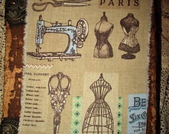 Tattered Fabric  Patch Junk Journal Embellishment Sewing Corset Collage Theme   #5