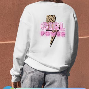 Girl Power Feministische Kunst: Ermächtigendes PNG-Design (Digitaler Download)