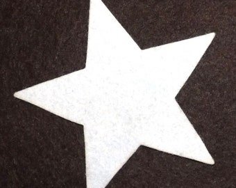 Wool Felt Stars Choice of Size and Quantity