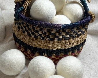 Wool Felt Dryer Balls, Laundry Dryer Balls, 6 cm Wool Felt Balls