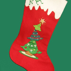 Christmas stocking / Christmas Tree Stocking/ Personalized Stocking