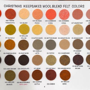 Wollmischung Filz Blätter: 158 Farben, Bastelbedarf (10-9x12 oder 20-6 x 9 inch) Bild 5