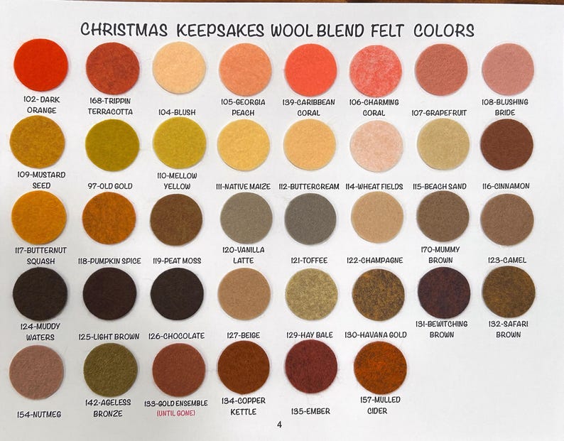 Wollmischung Filz Blätter: 158 Farben, Bastelbedarf (10-9x12 oder 20-6 x 9 inch) Bild 5