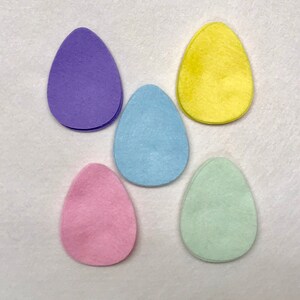 Easter Egg Die Cuts, Wool Blend Felt image 3