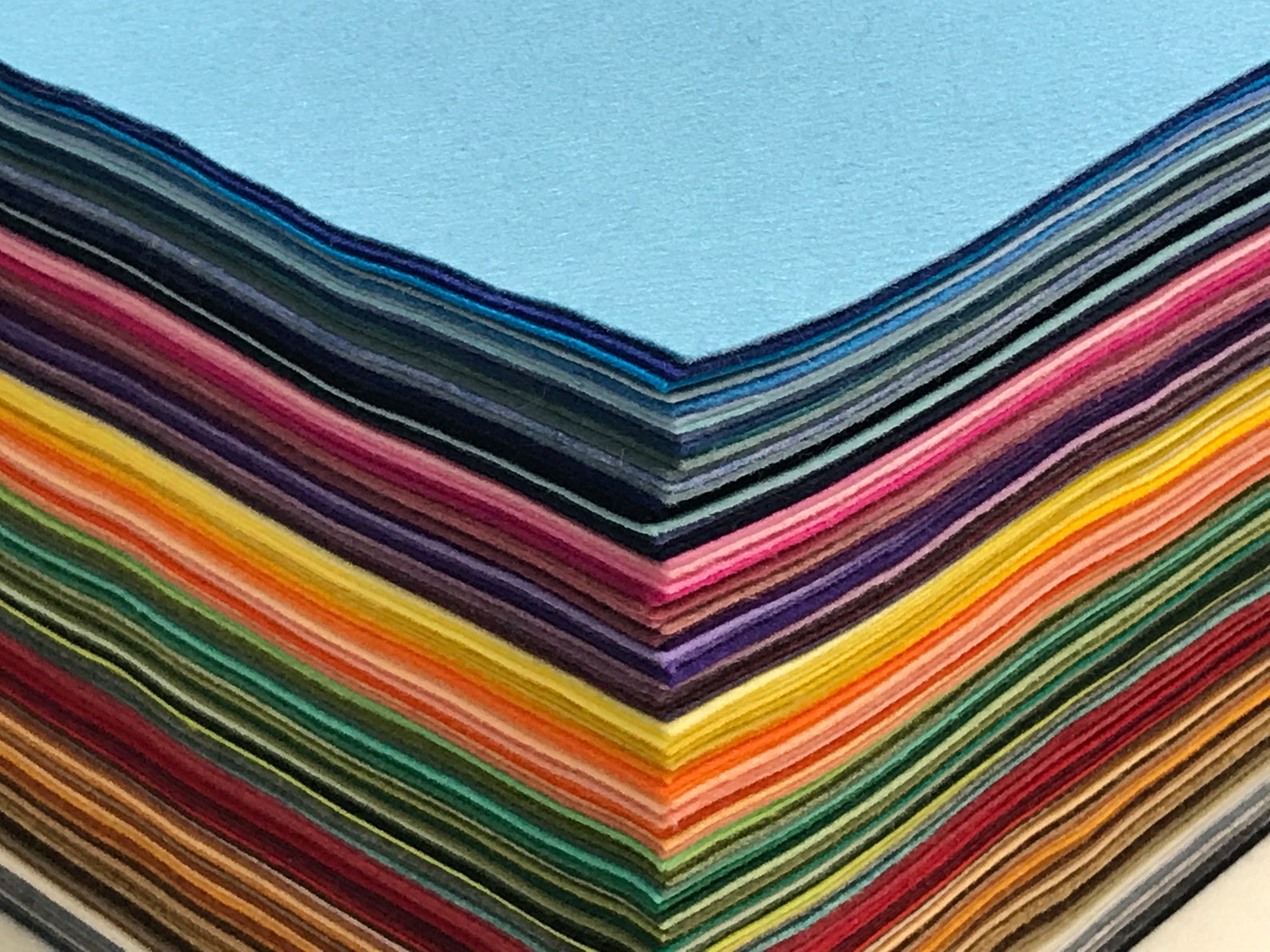 Wool Felt 10 sheets 9x12 inch Wool Blend Felt Wool Felt Etsy