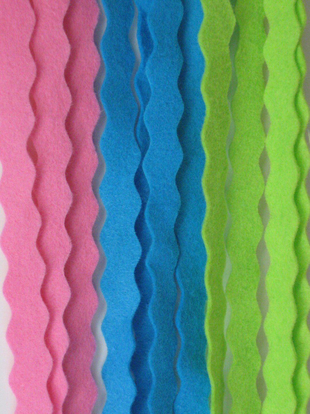 Wool Felt Rick Rack 12 One Foot Pieces - Etsy