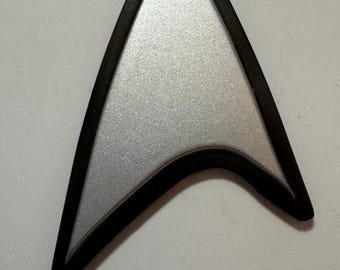 SFコスプレ用通信バッジ、ローワー・デック風、樹脂製小道具（マグネット付き）