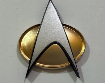 1990年代SFコスプレ通信バッジ、TNGにインスパイアされた樹脂製プロップレプリカ