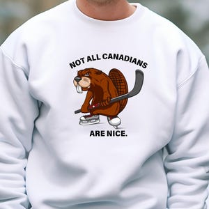 Castor enojado png, No todos los canadienses son amables png, Canadiense, Castor, Canadá, Camiseta divertida