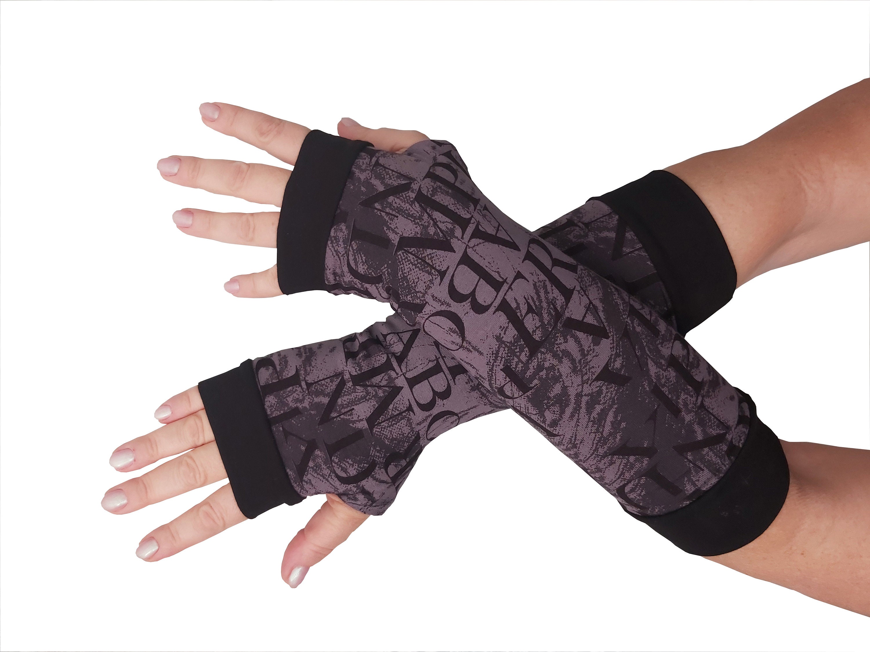 3x Guantes Sin Dedos Frio Invierno Tejidos Colores Dama | Meses Sin Interés