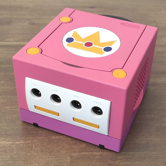 Console Nintendo Gamecube Princess Peach Bowser Mario Luigi