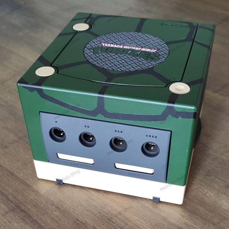 Console Nintendo Gamecube Custom Teenage Mutant Ninja Turtles Leonardo ...