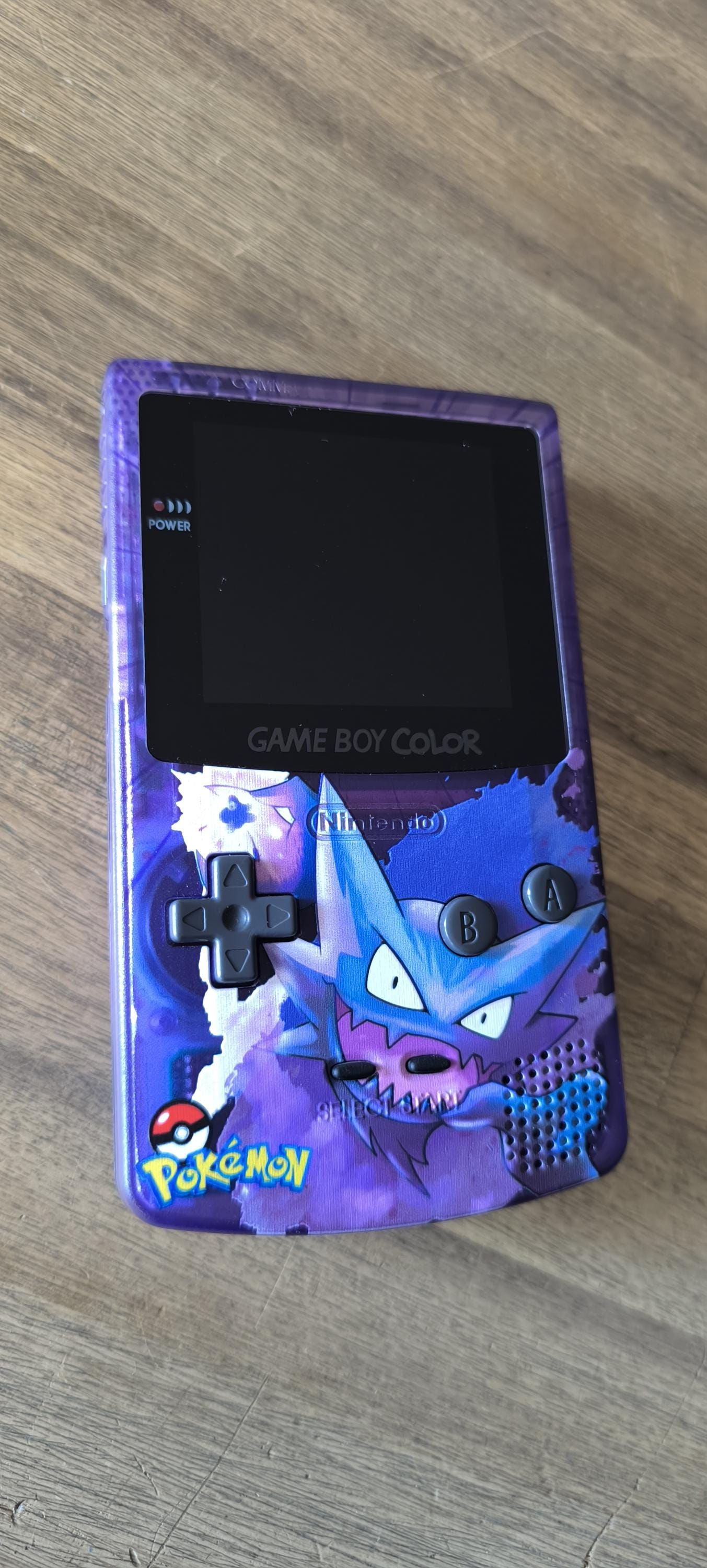 Nintendo Gameboy Color Gengar Pokemon Themed IPS Led Ectoplasm - Etsy