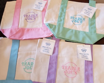 Trader Joe's Mini Tote Limited Edition Pastel Colors 2026