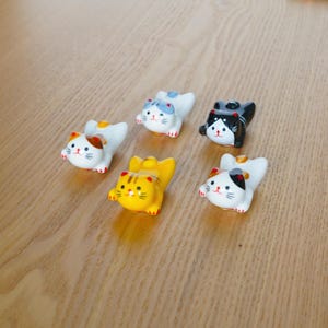 Cat Ceramic Chopstick Utensil Rests – Cute Tableware & Desk Pen Holder