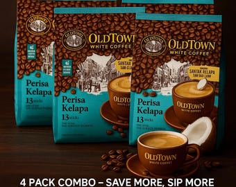 オールドタウンホワイトコーヒー：ヘーゼルナッツインスタントプレ