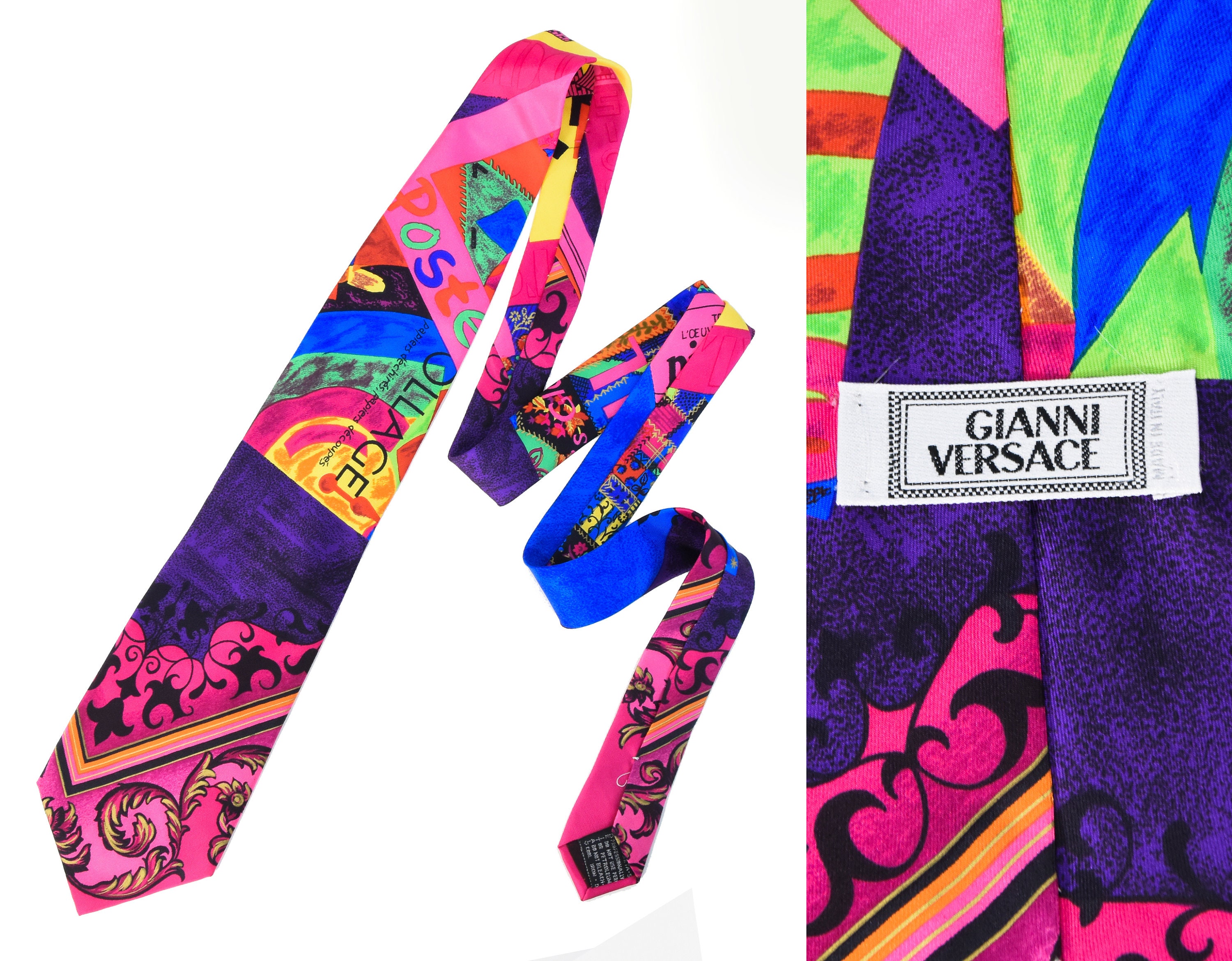 gianni versace tie vintage