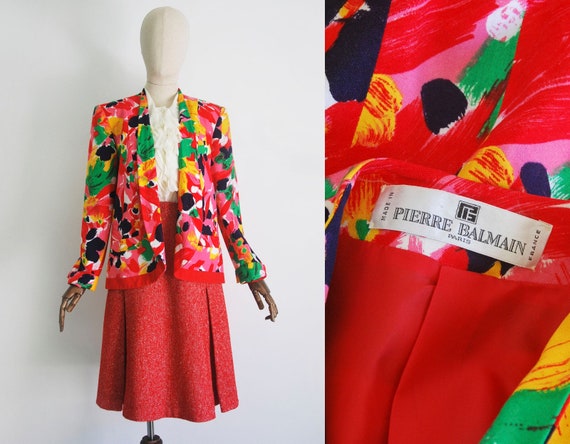 vintage balmain blazer