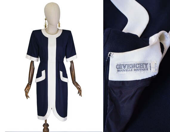 GIVENCHY vintage dress, 1980s. Givenchy Nouvelle B