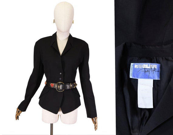 THIERRY MUGLER jacket, Thierry Mugler Vintage Blac