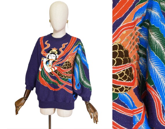 KANSAI YAMAMOTO sweater, vintage 1980s Kansai Yama