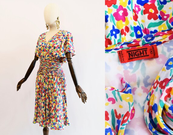 VALENTINO silk dress, vintage, Valentino cocktail
