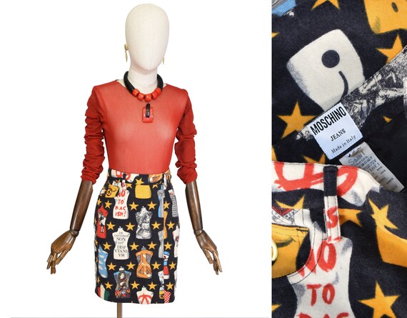 MOSCHINO VINTAGE skirt, 1990s Moschino Jeans
