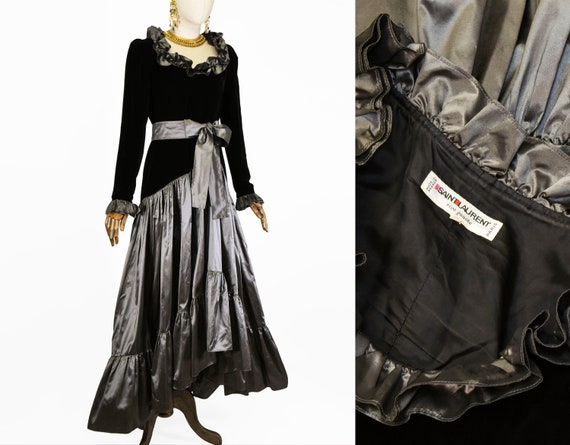 SAINT LAURENT dress, vintage Documented Saint Laur