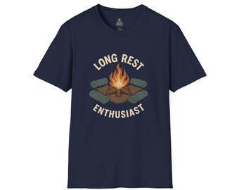 Dungeons Dragons Campfire T-Shirt, RPG Player Long Rest Tee