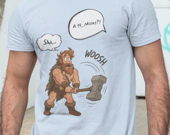 D&D Barbar T-Shirt: Epischer Fail RPG Gamer Humor