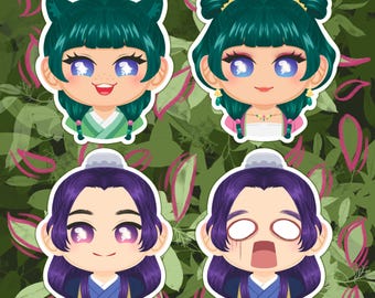 The Apothecary Diaries Stickers | Maomao, Jinshi