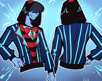 Vox casual cosplay printed fabric hoodie or sweatshirts