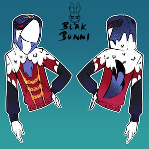 Stolas casual cosplay printed fabric hoodie or sweatshirts