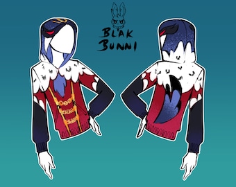 Stolas casual cosplay tryckt tyg hoodie eller sweatshirts