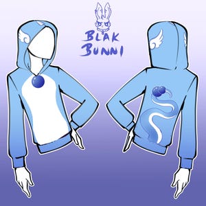 Pre-order: Dragonair cosplay inspired printed fabric hoodie or sweatshirt