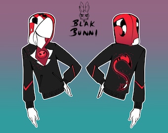 Blitzo casual cosplay-tryckt tyghuvtröja eller tröjor