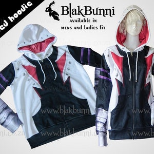 Seto cosplay inspired printed fabric hoodie or sweatshirt